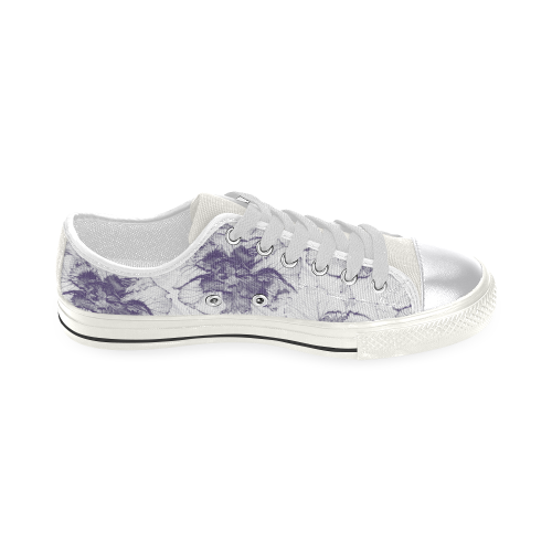 AFTERLIFE_BLUE Women's Classic Canvas Shoes (Model 018)