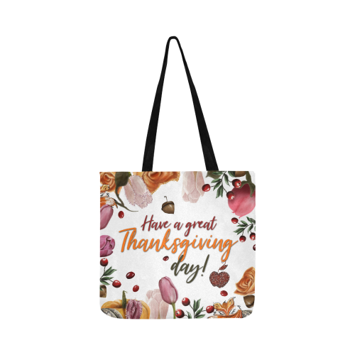 Have a great Thanksgiving day on white Reusable Shopping Bag Model 1660 (Two sides)