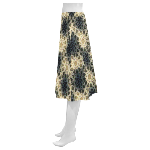 Cubed Circles Mnemosyne Women's Crepe Skirt (Model D16)
