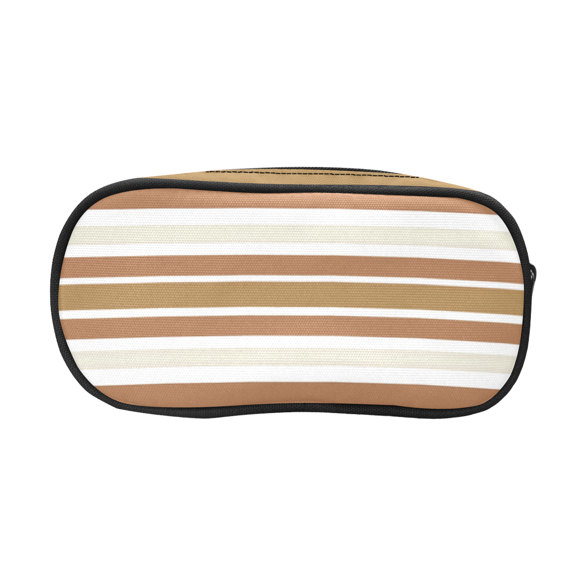 Gold Sienna Stripes Pencil Pouch/Large (Model 1680)