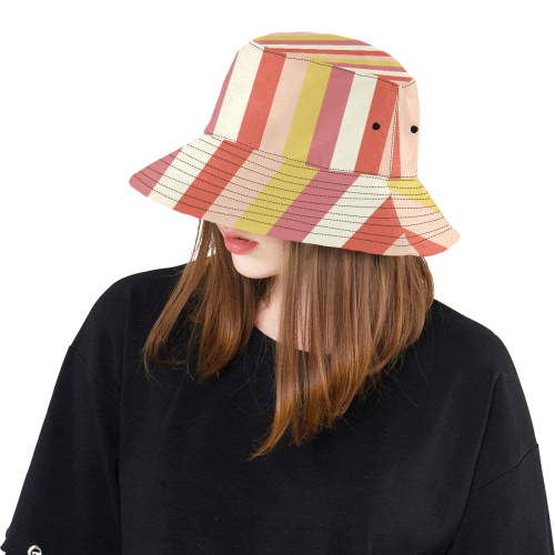candy corn All Over Print Bucket Hat