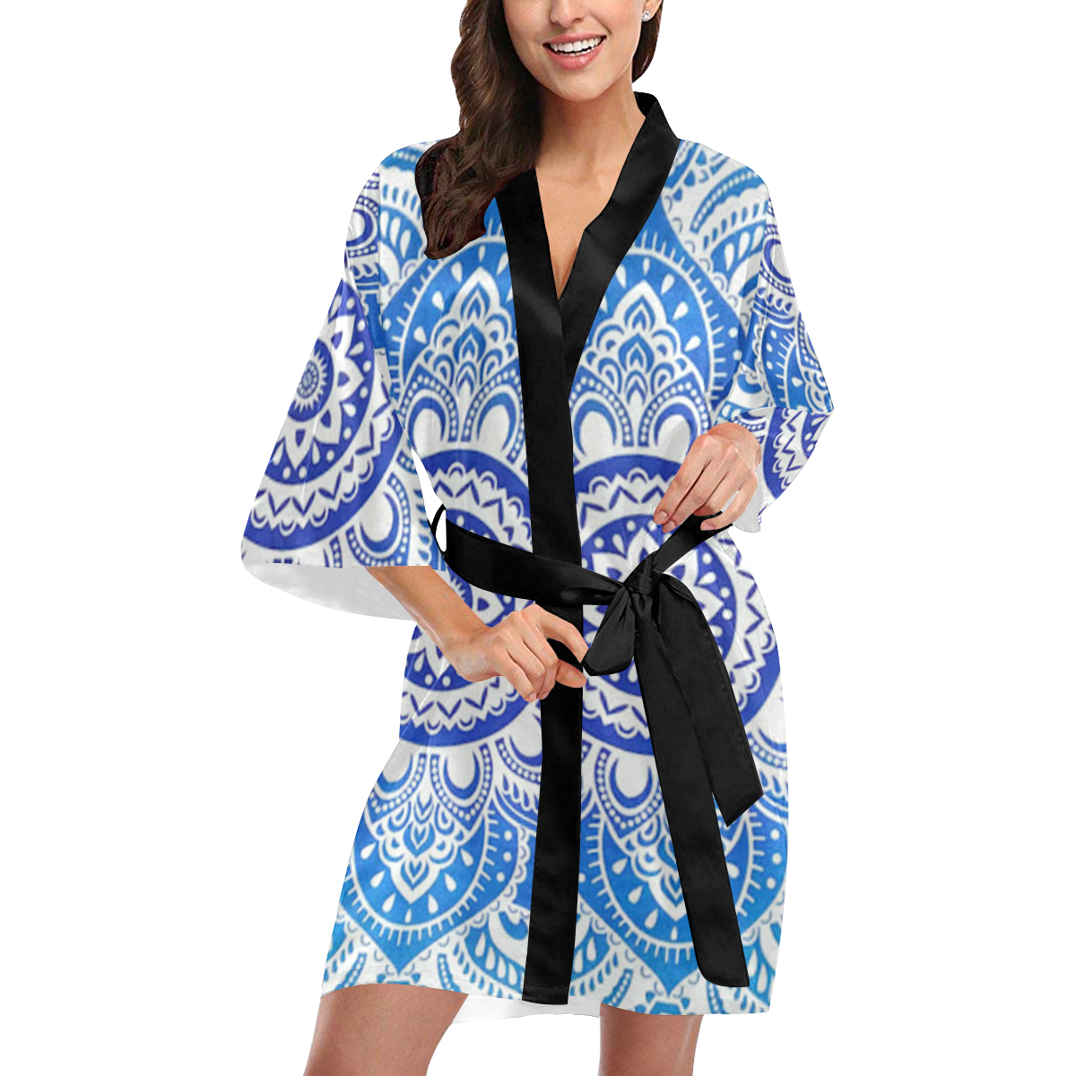 MANDALA LOTUS FLOWER Kimono Robe