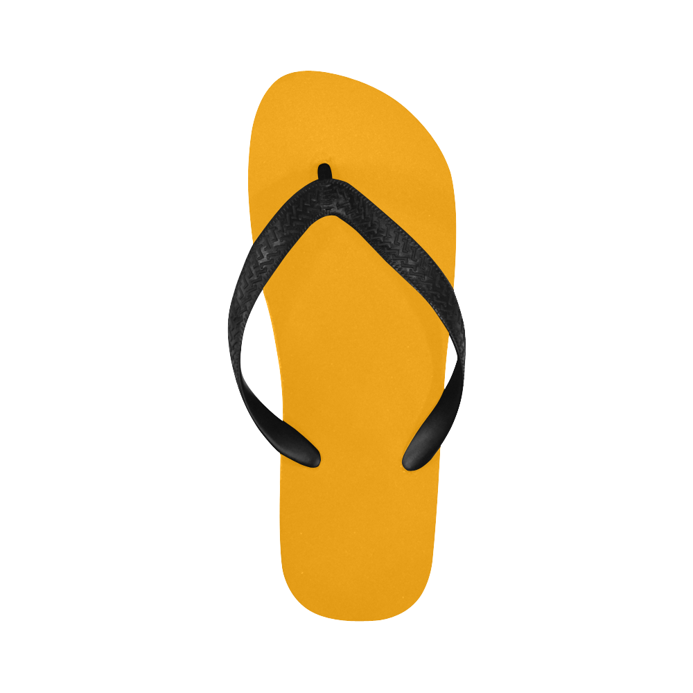 color orange Flip Flops for Men/Women (Model 040)
