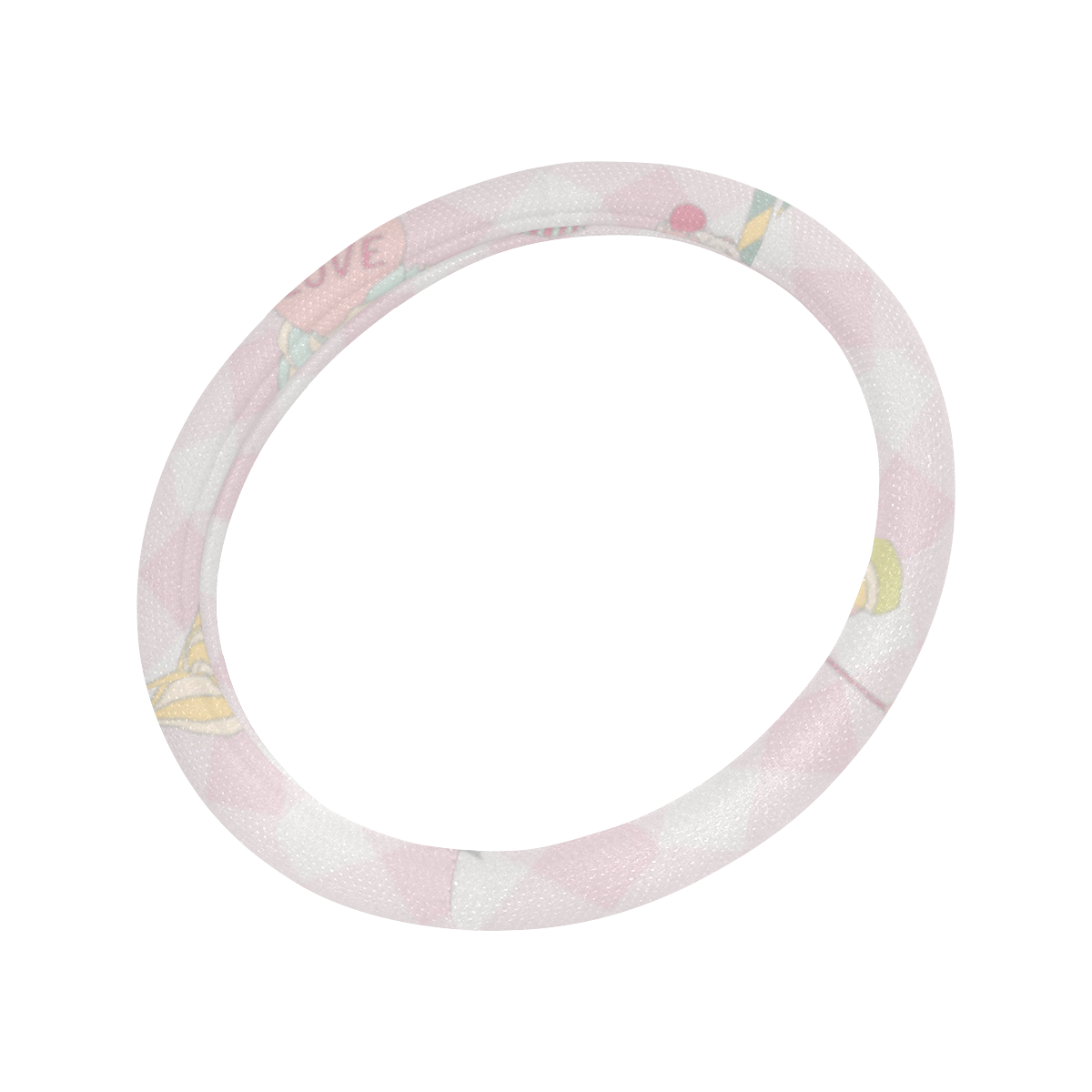 Cupcakes Steering Wheel Cover with Anti-Slip Insert