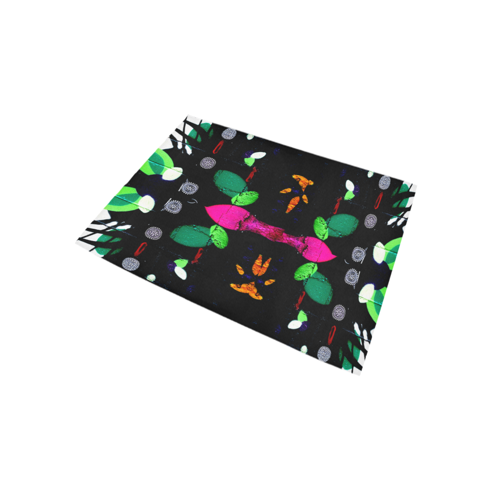 graffiti_designs_green_and_pink_area_rug_area_rug_5_3_x4 Area Rug 5'3''x4'