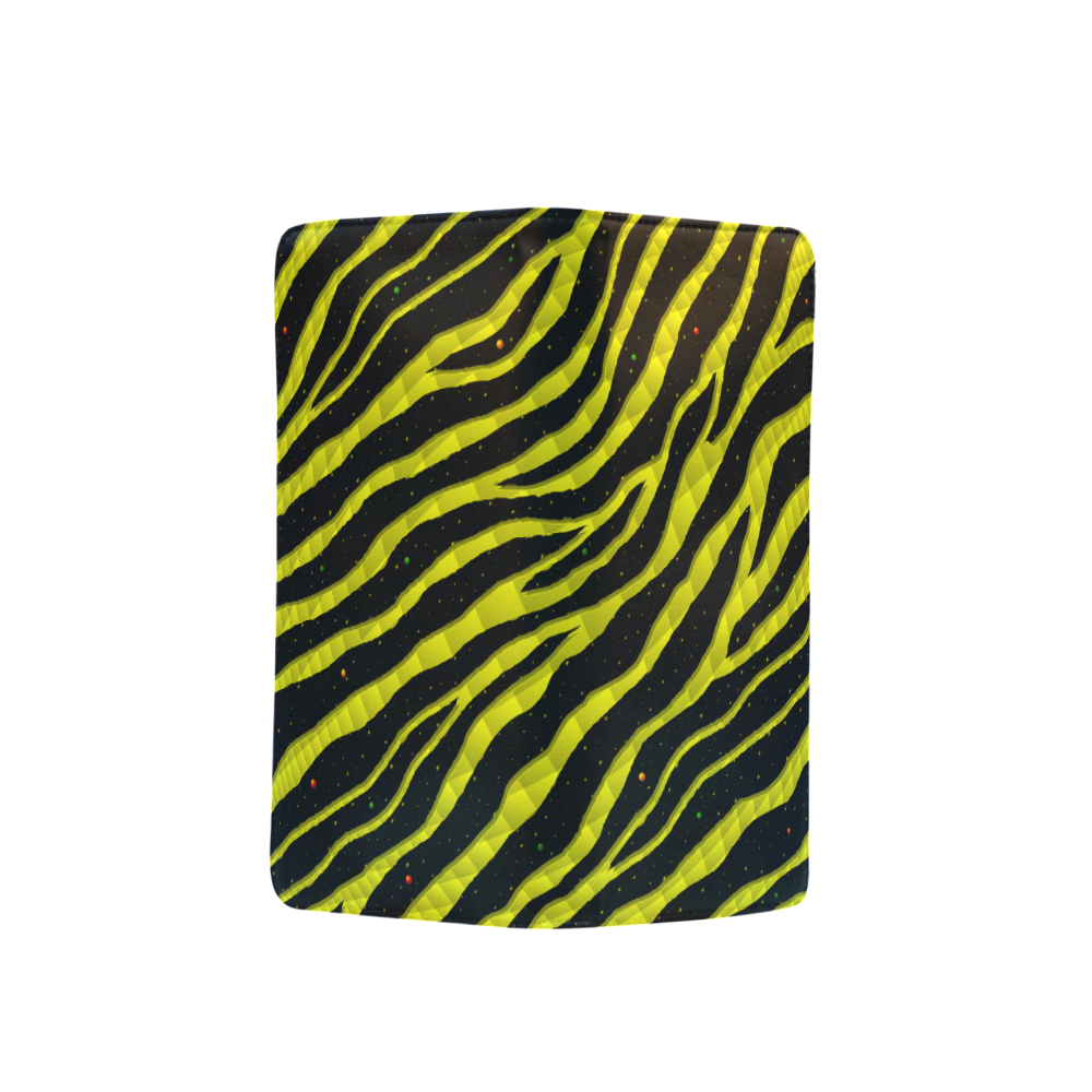Ripped SpaceTime Stripes - Yellow Men's Clutch Purse （Model 1638）
