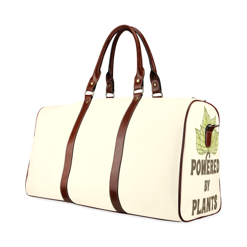 Powered by Plants (vegan) Waterproof Travel Bag/Small (Model 1639)