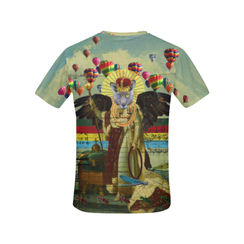 ANIMAL MIX - THE HOLY EMPEROR AGAIN III All Over Print T-Shirt for Women (USA Size) (Model T40)