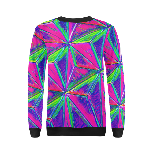 Vivid Life 1D  by JamColors All Over Print Crewneck Sweatshirt for Women (Model H18)