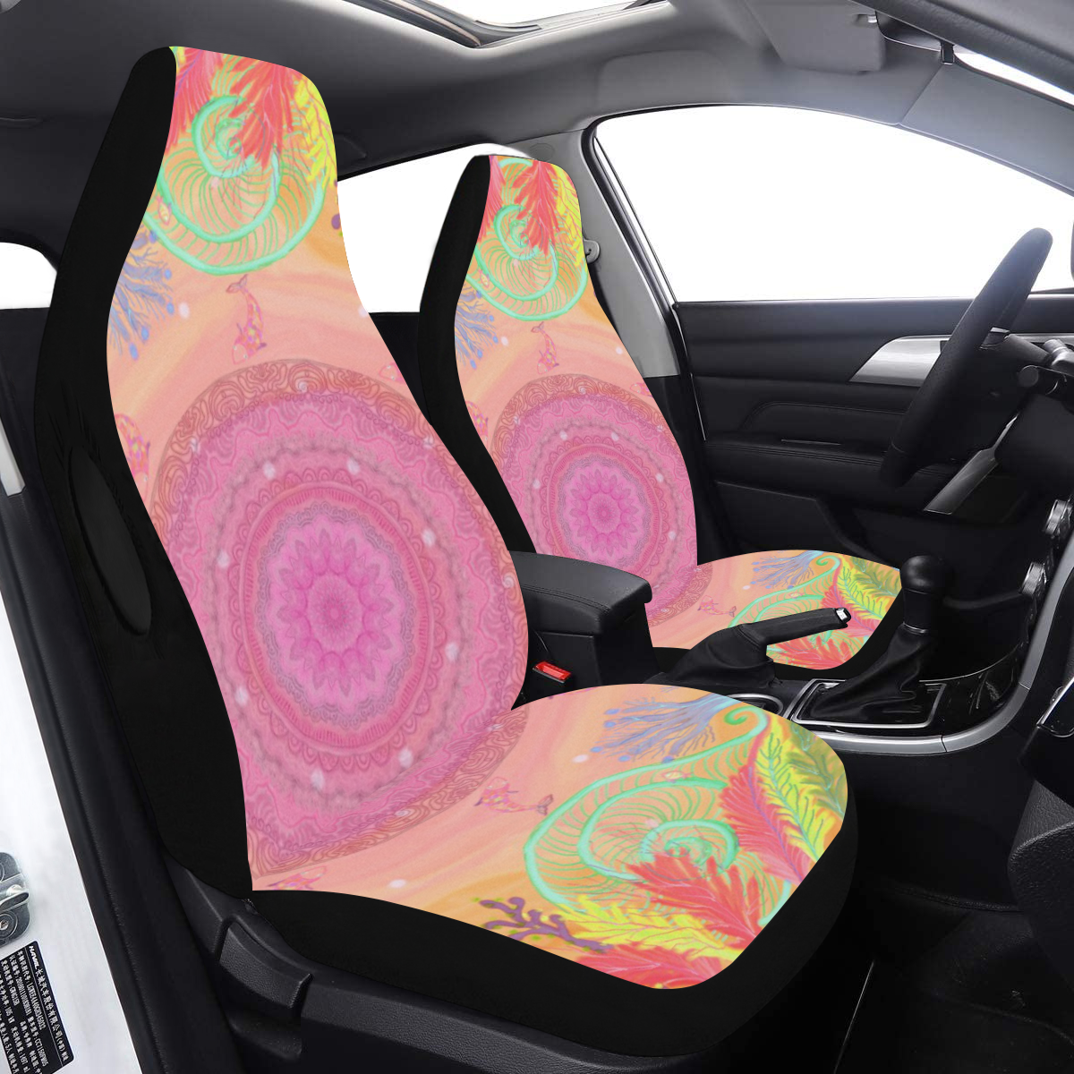 cosmos 4 Car Seat Cover Airbag Compatible (Set of 2)
