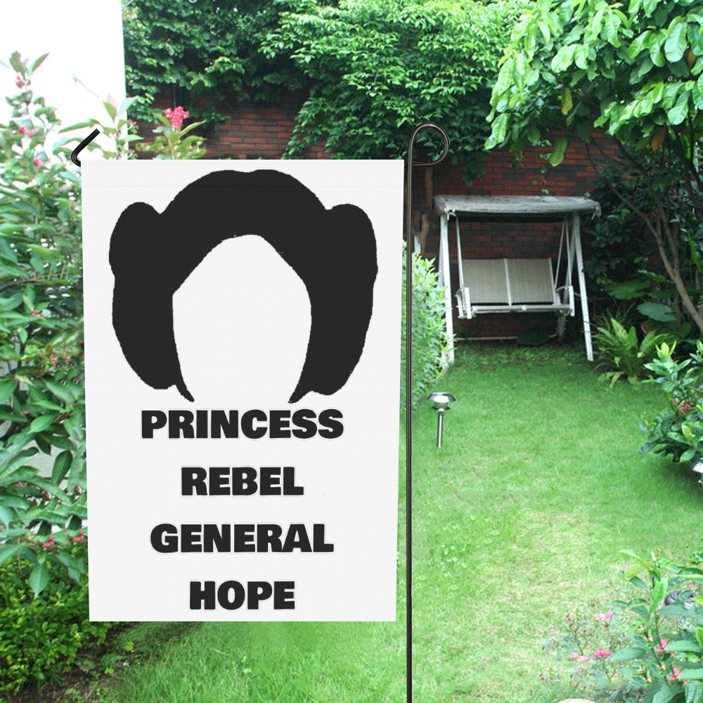 Leia - Rebel, Princess, General & Hope Garden Flag 28''x40'' （Without Flagpole）
