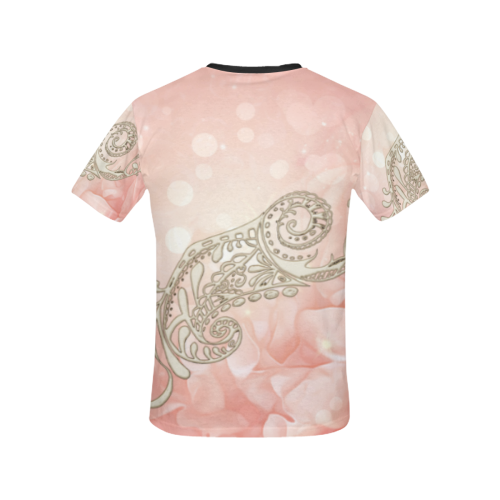 Wonderful flowers All Over Print T-shirt for Women/Large Size (USA Size) (Model T40)