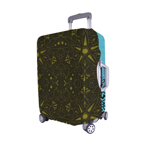 majestic pattern F by JamColors Luggage Cover/Medium 22"-25"