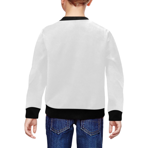 Little Brother All Over Print Crewneck Sweatshirt for Kids (Model H29)