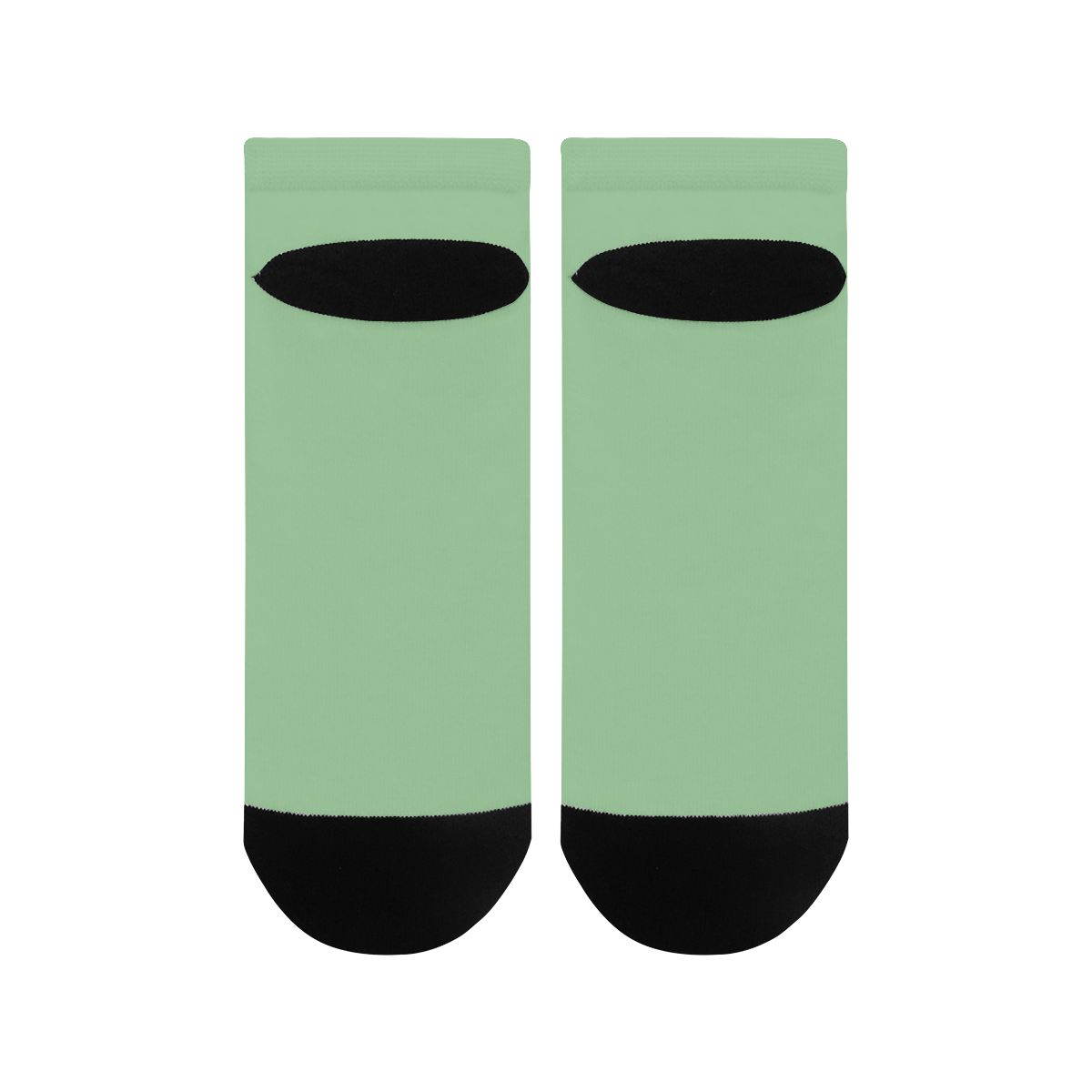 color dark sea green Women's Ankle Socks