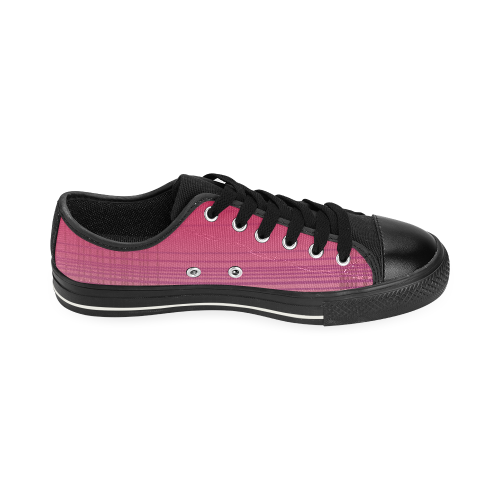 BOOTS ETHNIC LINES PINK Men's Classic Canvas Shoes (Model 018)