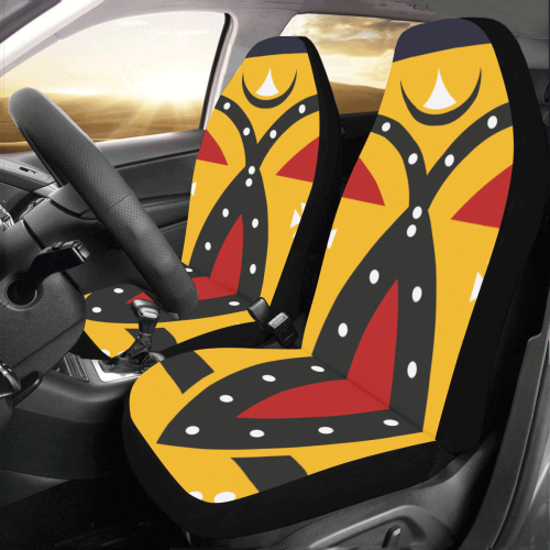 kuba tribal Car Seat Covers (Set of 2)