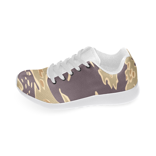 Sporty Camo Trainer White Soul Women’s Running Shoes (Model 020)