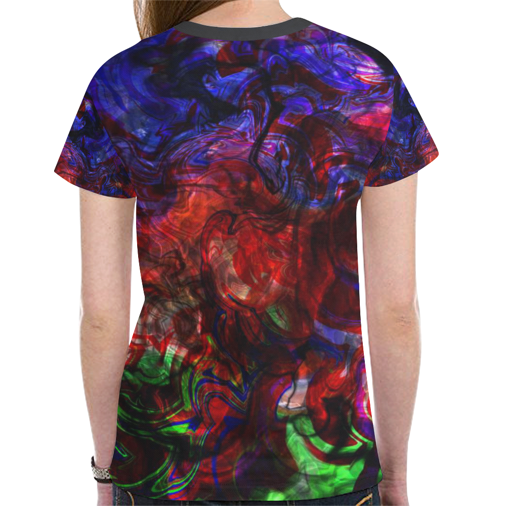 Personal demons New All Over Print T-shirt for Women (Model T45)