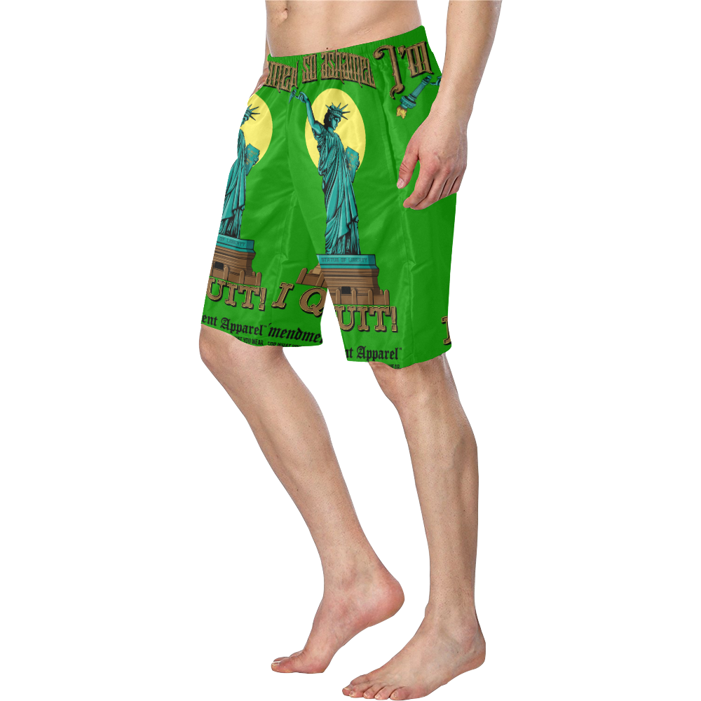 Lady-Liberty-Forlorn Men's Swim Trunk (Model L21)