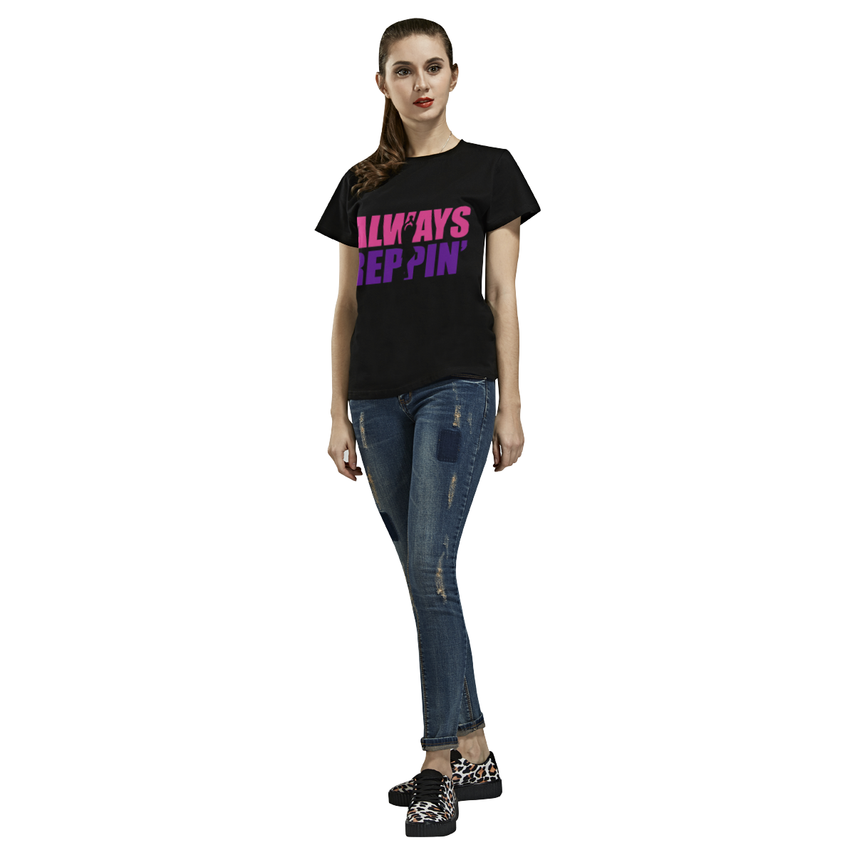 Lambda Sigma Sigma All Over Print T-Shirt for Women (USA Size) (Model T40)