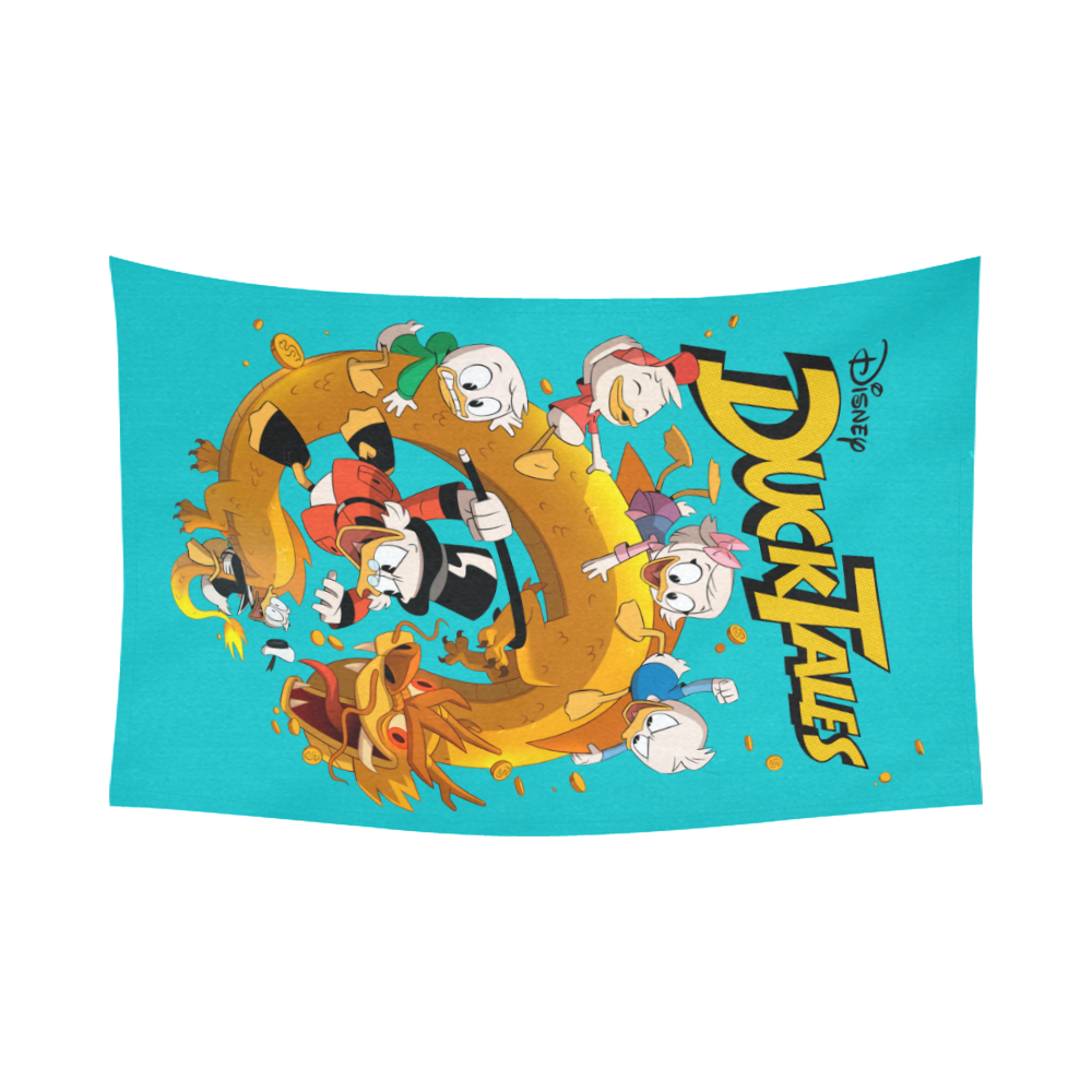 DuckTales Cotton Linen Wall Tapestry 90"x 60"