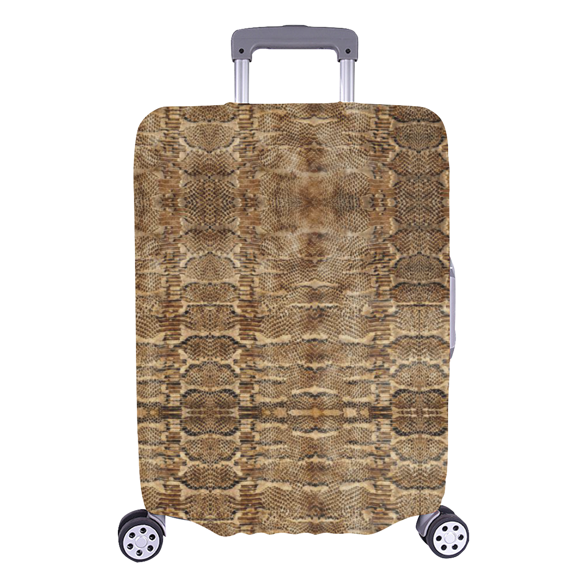 Glamour Golden Python Luggage Cover/Large 26"-28"