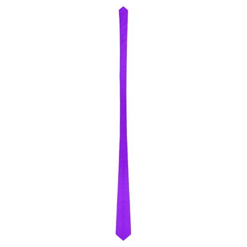 color electric violet Classic Necktie (Two Sides)
