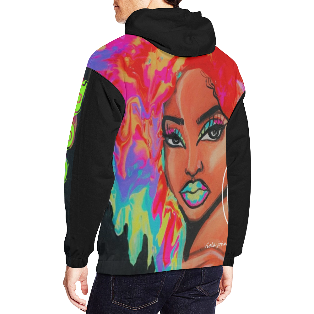 sauce (2) All Over Print Hoodie for Men (USA Size) (Model H13)