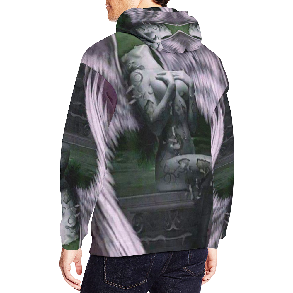 purple angle All Over Print Hoodie for Men/Large Size (USA Size) (Model H13)