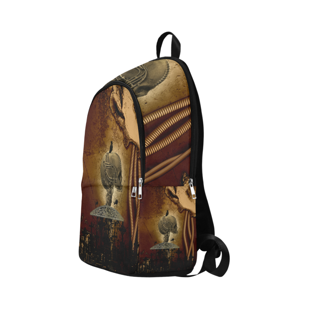Mechanical skull Fabric Backpack for Adult (Model 1659)