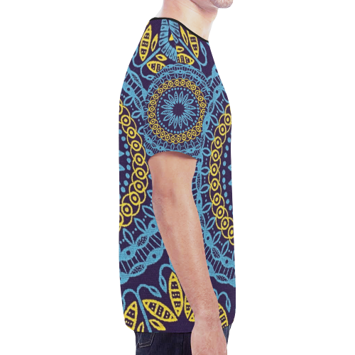 MANDALA PLANETS ALIGN New All Over Print T-shirt for Men (Model T45)
