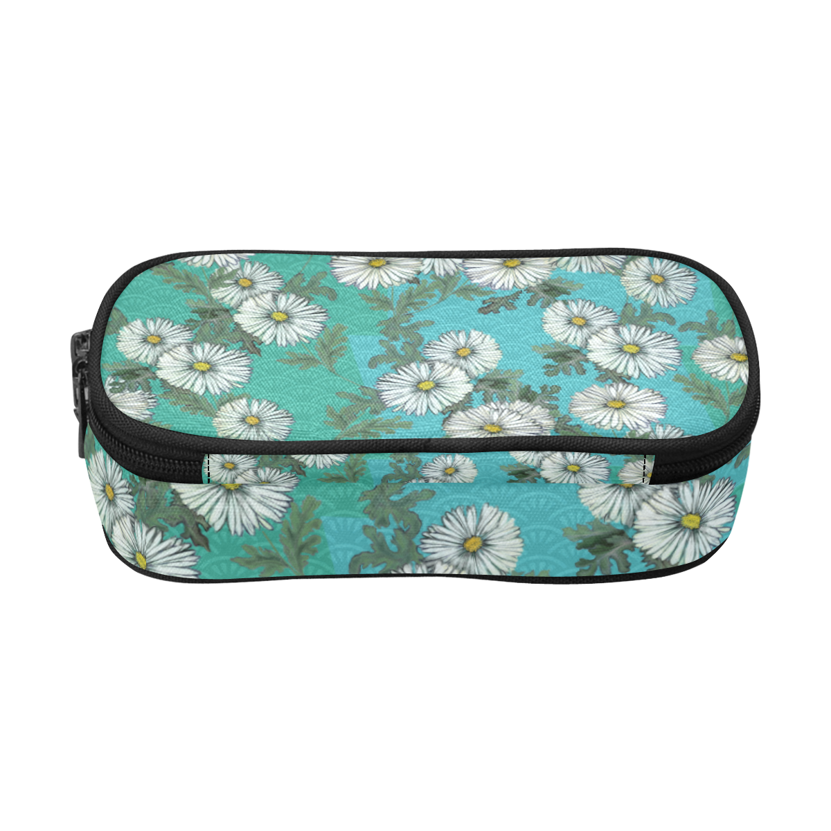 The Lowest of Low Daisies Mediterranean Pencil Pouch/Large (Model 1680)