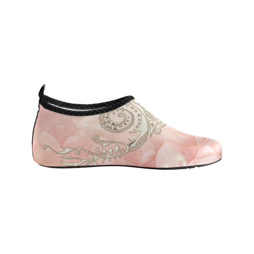 Wonderful flowers Women's Slip-On Water Shoes (Model 056)