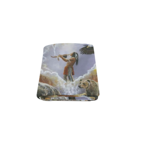 One With Nature Peace Pipe Blanket 40"x50"