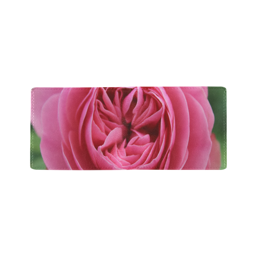 Rose Fleur Macro Mini Bifold Wallet (Model 1674)