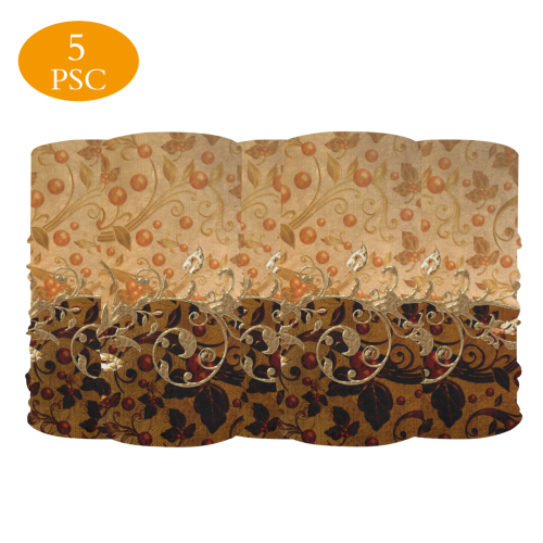 Wonderful decorative floral design Multifunctional Dust-Proof Headwear (Pack of 5)