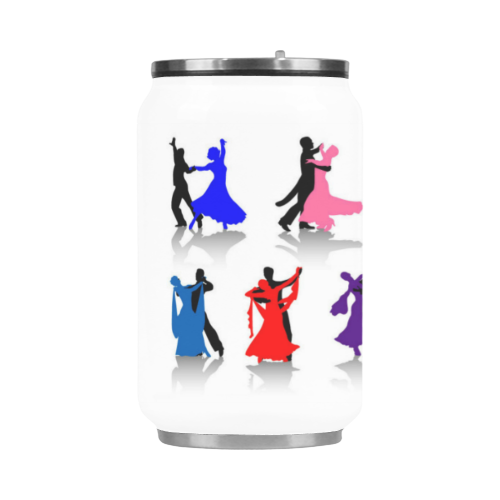 Colorful Dancers Stainless Steel Vacuum Mug (10.3OZ)