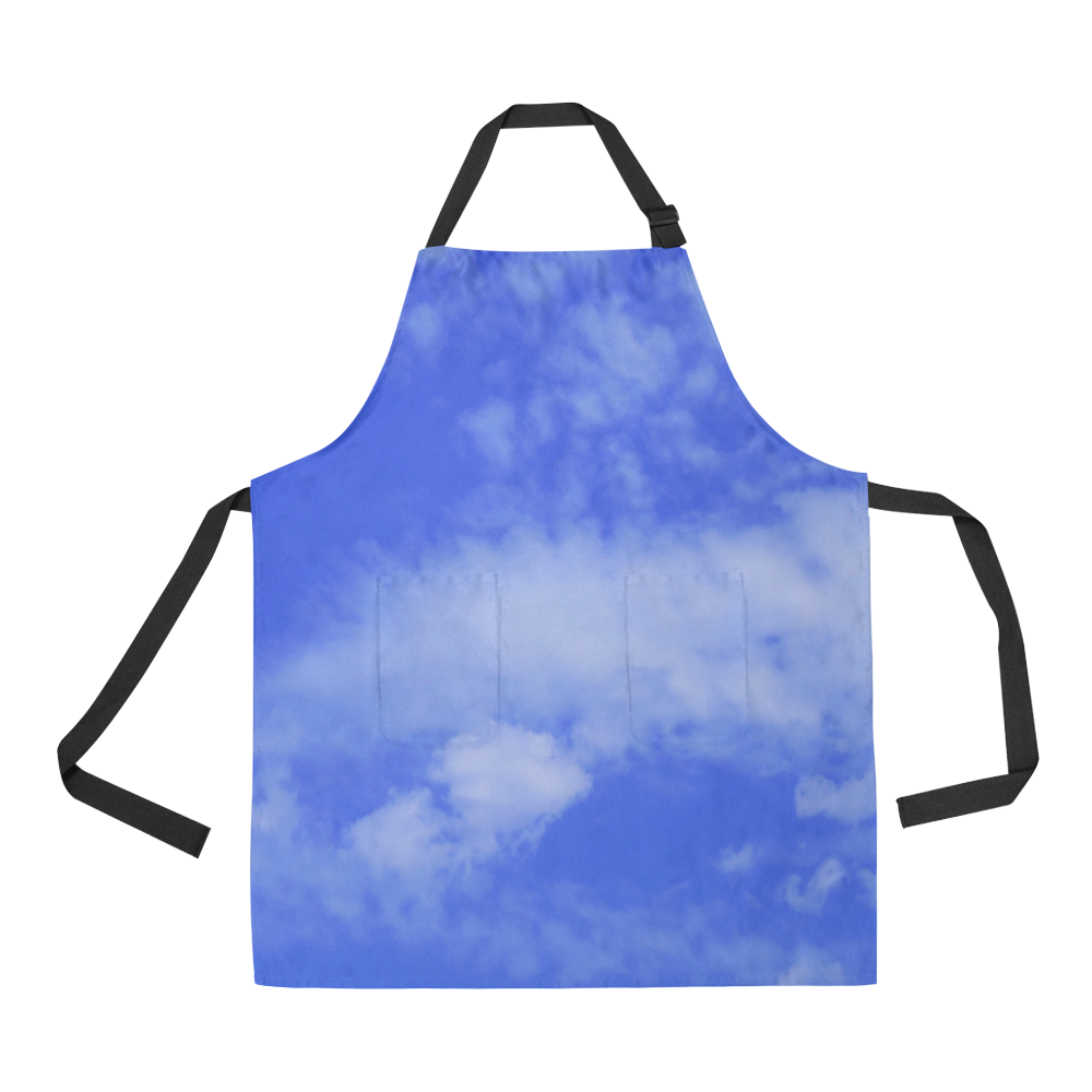 Blue Clouds All Over Print Apron