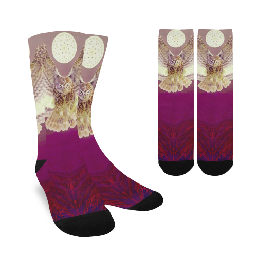 owl11 Women's Custom Socks