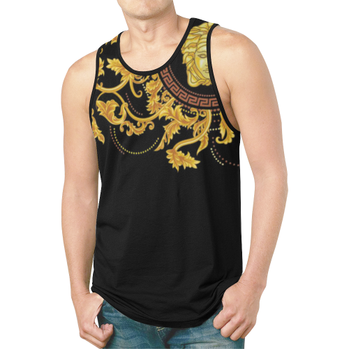 Cashmere Italian Tank Top New All Over Print Tank Top for Men (Model T46)