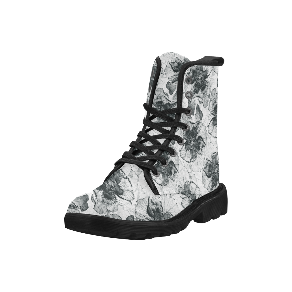 AFTERLIFE_BW Martin Boots for Women (Black) (Model 1203H)