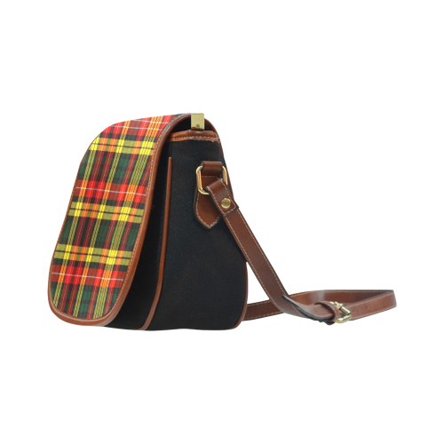 Buchanan Tartan Saddle Bag/Small (Model 1649)(Flap Customization)