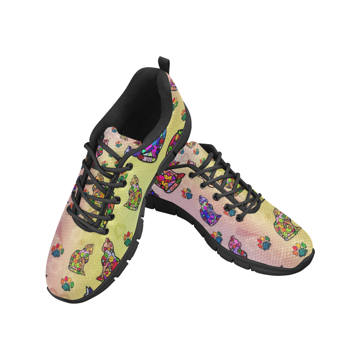 Cats by Nico Bielow Women's Breathable Running Shoes (Model 055)