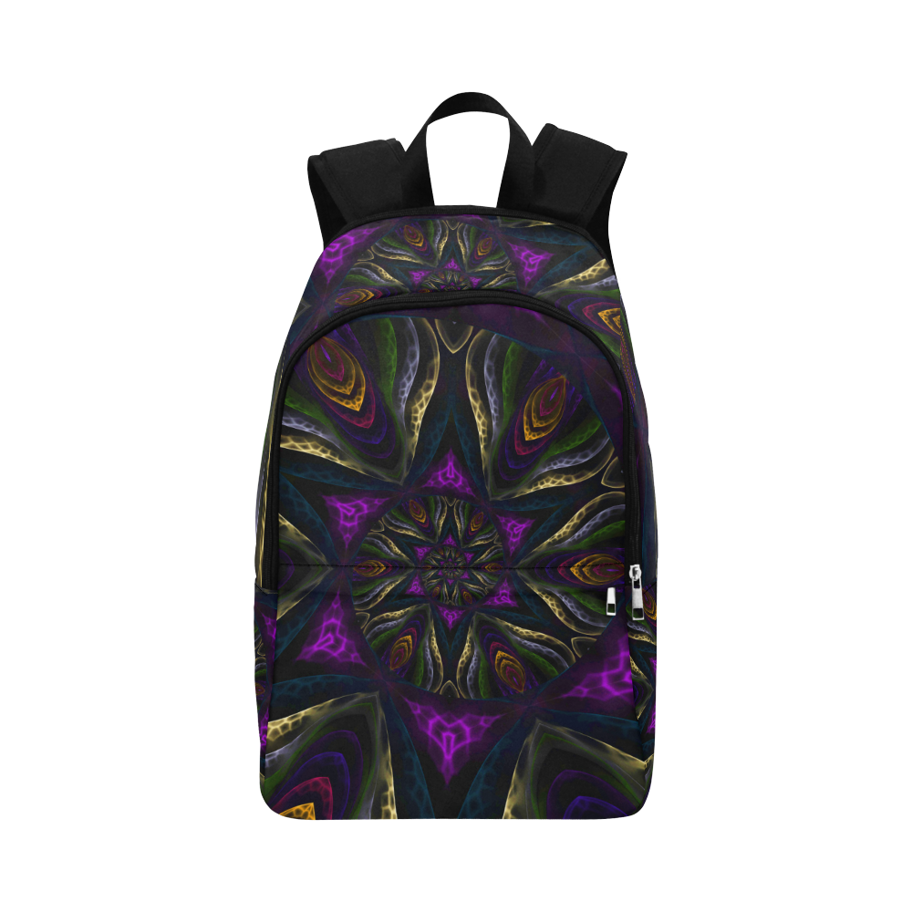 vortex triangles Fabric Backpack for Adult (Model 1659)
