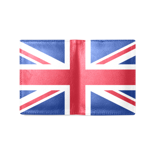 United Kingdom Flag Men's Leather Wallet (Model 1612)