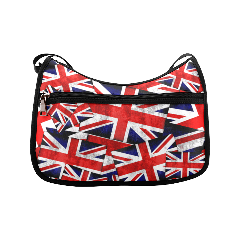 Union Jack British UK Flag Crossbody Bags (Model 1616)