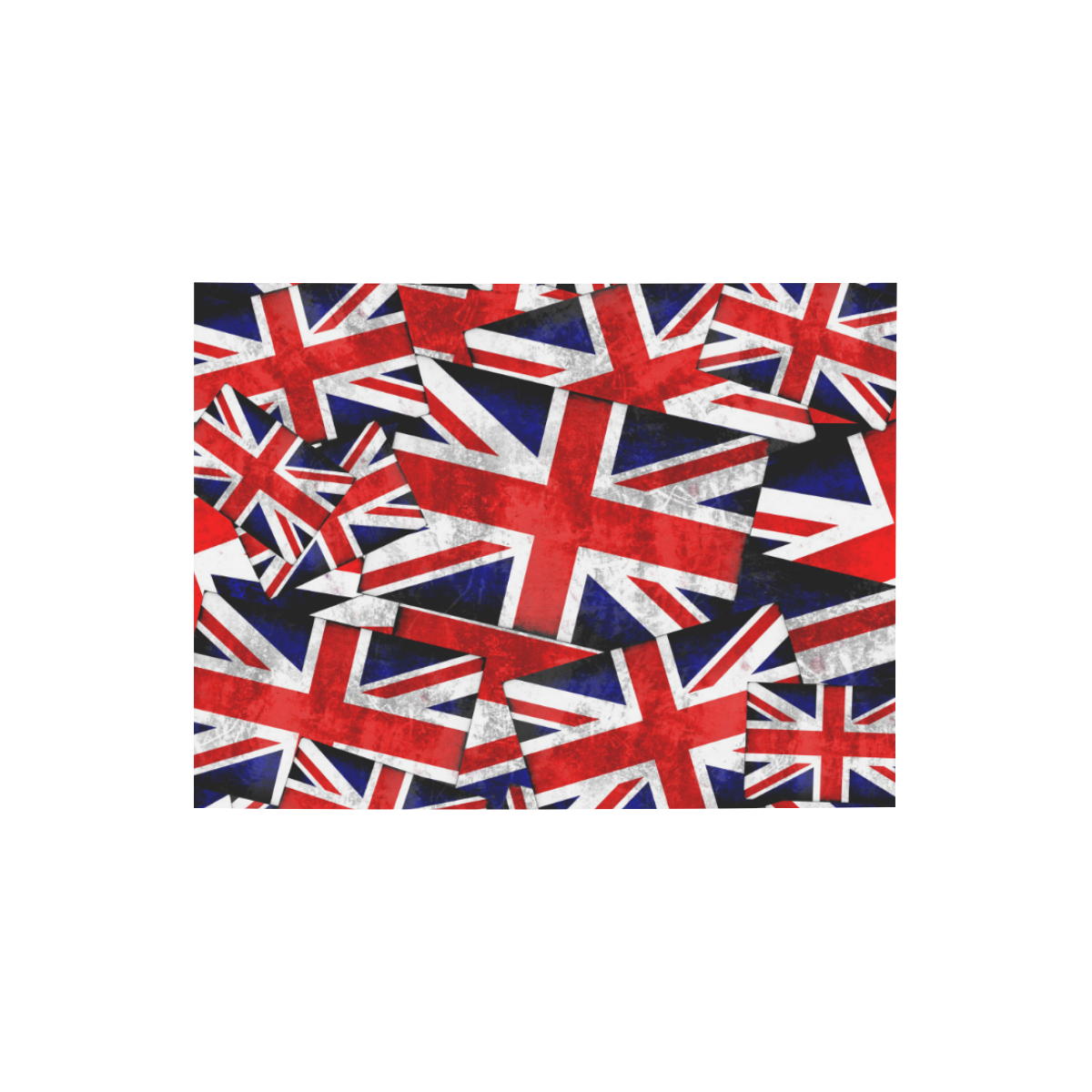 Union Jack British UK Flag Photo Panel for Tabletop Display 8"x6"