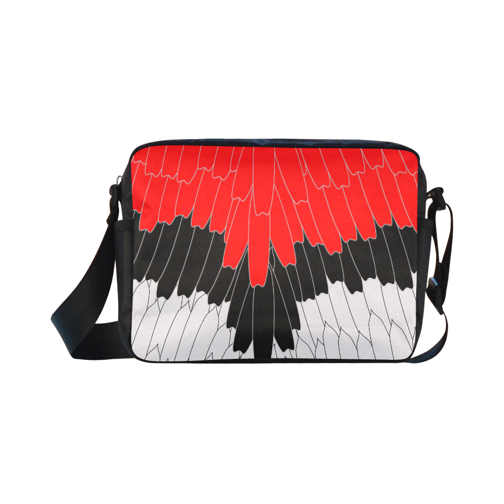 feathers Classic Cross-body Nylon Bags (Model 1632)