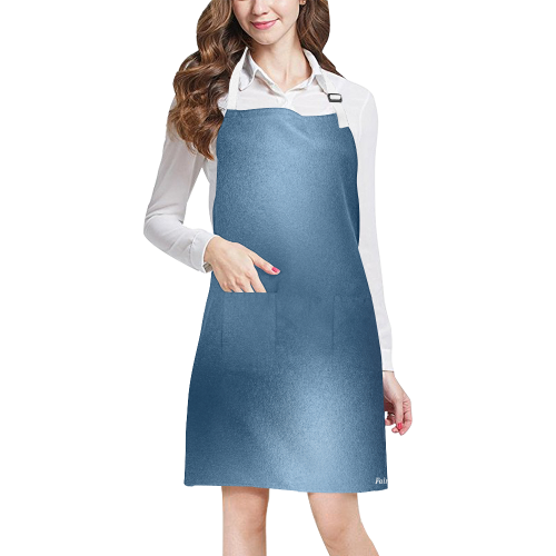 Fairlings Delight's Metallic Collection- Steel Blue Metallic 53086 All Over Print Apron All Over Print Apron